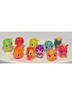 Hatchimals Neon Night glow Loose Figures set of 10